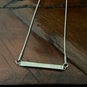 Rustic Cuff “MOM” Necklace